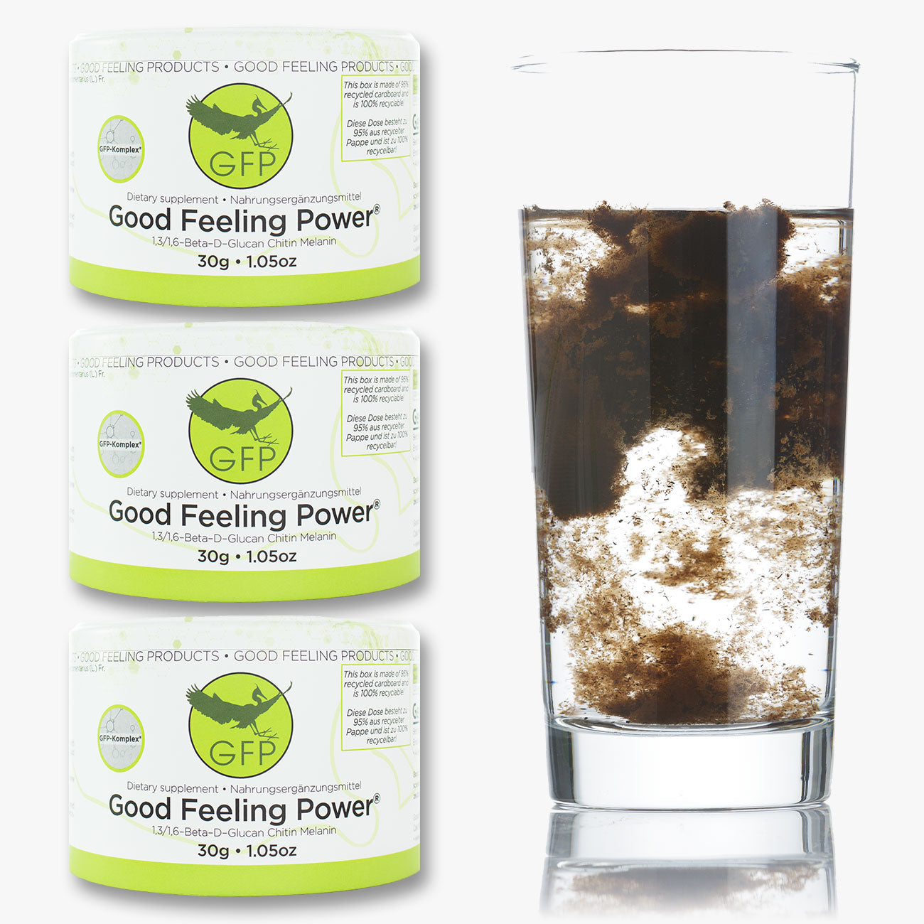 3x Good Feeling Power® - Das Zunderschwamm Pulver